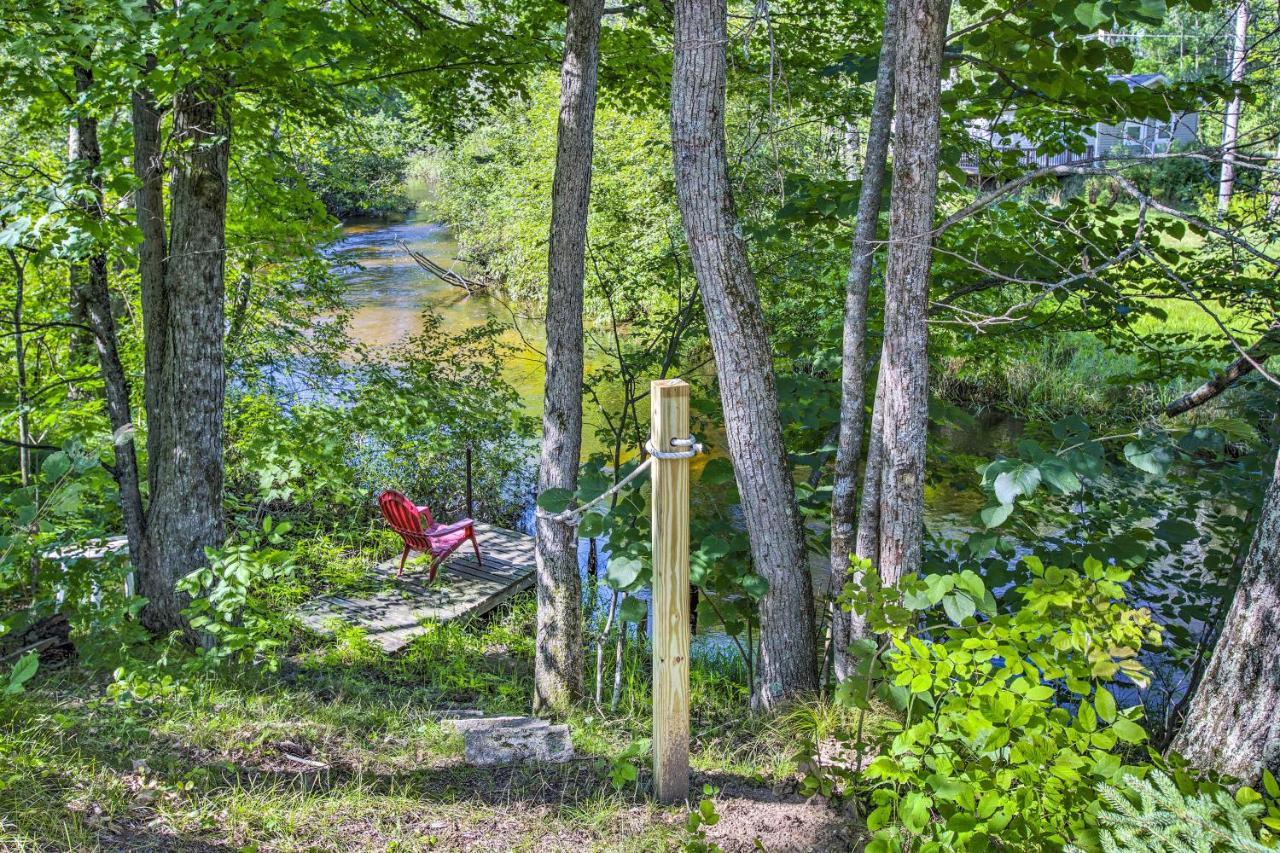 Little Manistee Riverfront Cabin With Fire Pit! Villa Irons Exterior photo